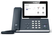 Front view of Yealink MP58 handset for Microsoft Teams.